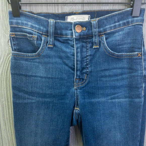 MADEWELL Roadtripper Skinny Fit‎ Medium Wash Denim Jeans Womens Sz 23 Regular P2 - Picture 2 of 7